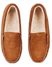 BURTONS MOCCASIN SLIP ON SLIPPERS ** IDEAL GIFT IDEA **