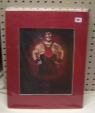 40  BIG VAN VADER   11x14 Matted Signed 8x10 Art Work  w/COA  PLEASE READ