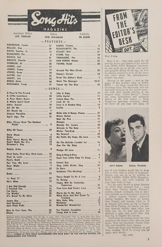 Song Hits Magazine Gale Storm Sammy Davis Jr Dean Jones July 1957 d7 - Picture 2 of 4