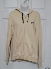 Victoria s Secret Pink Embroidered Spell Out Full-Zip Hoodie Women s Size Medium