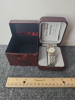 Time Sport America, 10 ATM water resistant ladies quartz, watch - New In Box