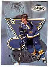 1999-00 TOPPS GOLD LABEL QUEST FOR THE CUP #QC6 CHRIS PRONGER St. Louis Blues