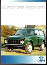 Lada Niva 4x4 1.7i Mid 2000s Belgian & Luxembourg Markets Foldout Sales Brochure