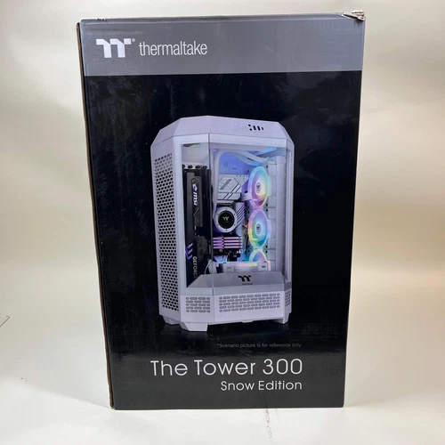 Thermaltake The Tower 300 Snow Edition CA-1Y4-00S6WN-00 PC Case Chassis