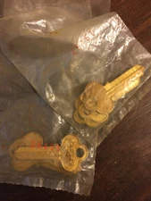 Curtis  Uncut Key Blanks, SK-1, lot of 6, Motorcycle