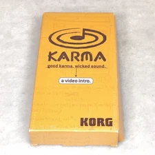 Korg Karma Keyboard VHS Video tape