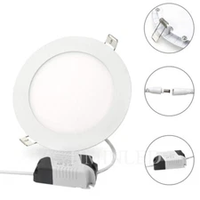 8Inch Led Recessed Kitchen Bedroom Light Fixtures Ceiling Round 18W Cool White
