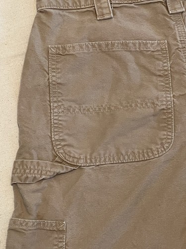 Carhartt Herren Größe 34 passt 31 B147 DKH Original Passform Baumwolle Zimmermann Shorts - Bild 14 von 16