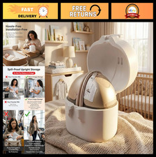 Portable Breast Pump Case for Hands-Free Pumps - Leak-Proof Storage Box, Travel