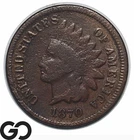 1870 Indian Head Cent Penny *Key Date*