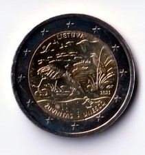 2 Euro  - Gedenkm&uuml;nze 2021 Biosp&auml;hrenreservat Zuvintas unc