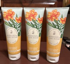 MARIGOLD CANE SUGAR BATH BODY WORKS BODY CREAM LOTION LOT OF 3