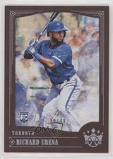 2018 Panini Diamond Kings SP Brown Frame 40/49 Richard Urena #127 0m9o