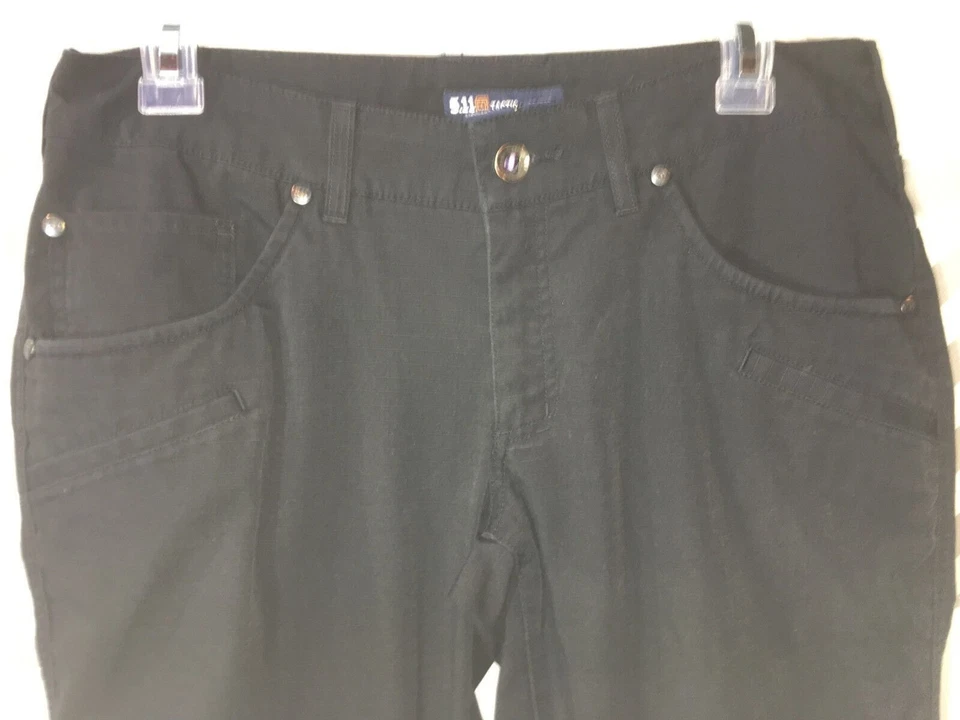 Pantalones de uniforme negros para mujer 5.11 Tactical Series talla 8 29x31 Foto 2 de 4