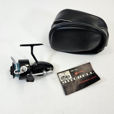 Garcia Mitchell #300 Spinning Reel Case Manual Vintage 1960s Fishing Tackle Gear