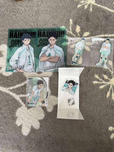 Haikyu!! Aoba Johsai High Stickers Oikawa Toru Iwaizumi Official Bulk Lot