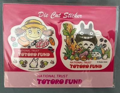 Neu 2er Set Studio Ghibli gestanzte Aufkleber - Totoro Fund - Totoro & Mei Chan