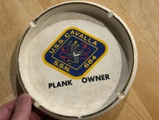 US Navy - USS Cavala Submarine Plank Owner Ashtray