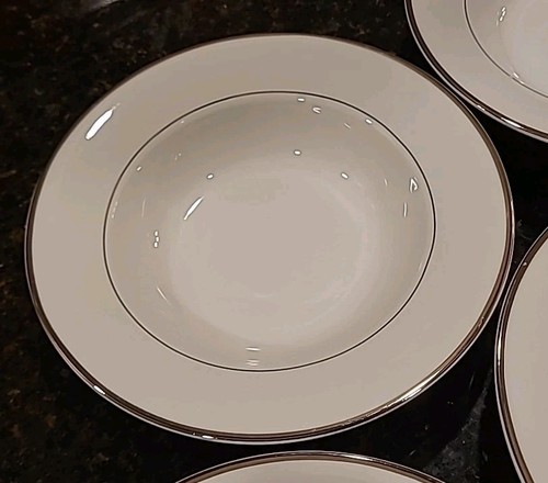 SET (8) Mikasa Ultima+ CAMEO PLATINUM HK301 Fine China 8 5/8" Soup, Salad Bowls - Picture 9 of 21