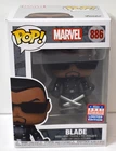 Funko Pop! Marvel Blade #886 Bobblehead 2021 Summer Con Limited Edition NIB