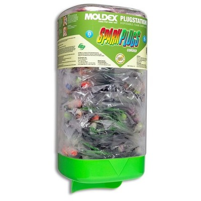 Moldex 6880 Plugstation Corded Sparkplugs Disposable Earplugs Dispenser NRR 33db