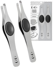 Professional Tweezers for Women Facial Hair and Men   Precision Slanted Eyebr...
