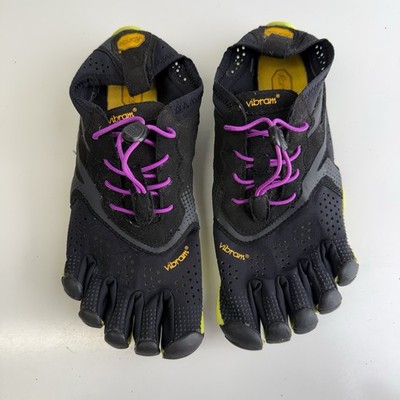 Vibram Women's FiveFingers V-Run Shoe Black Purple Size 38 | eBay