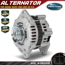 Alternator for Nissan 300ZX 90-93 3.0L Naturally Aspirated 80A 12V CW 4-Groove