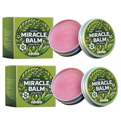 2 Pack Natural Balm for Legs Arms & Back Comfort Soothing Body Care Cream