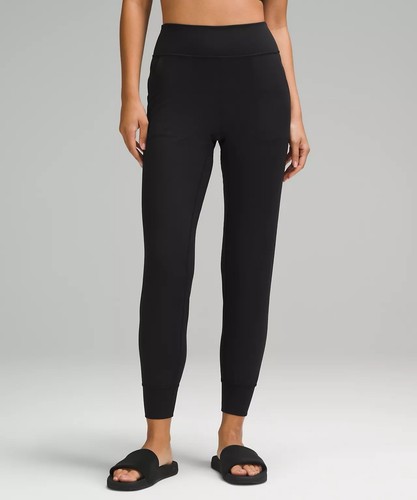 As New Lululemon Align High Rise Jogger Black Size 2 - Picture 2 of 6