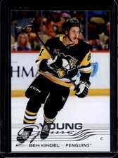 2025-26 Upper Deck Ben Kindel Young Guns Rookie RC #453 Penguins