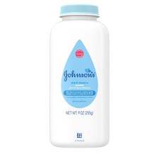 Johnson's Naturally Derived Cornstarch Baby Powder, Aloe  Vitamin E for Delicat