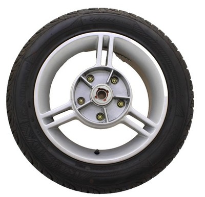 2008 - 2012 CAN AM SPYDER RS 990 REAR WHEEL HUB FLANGE TIRE STRAIGHT STOC SILVER