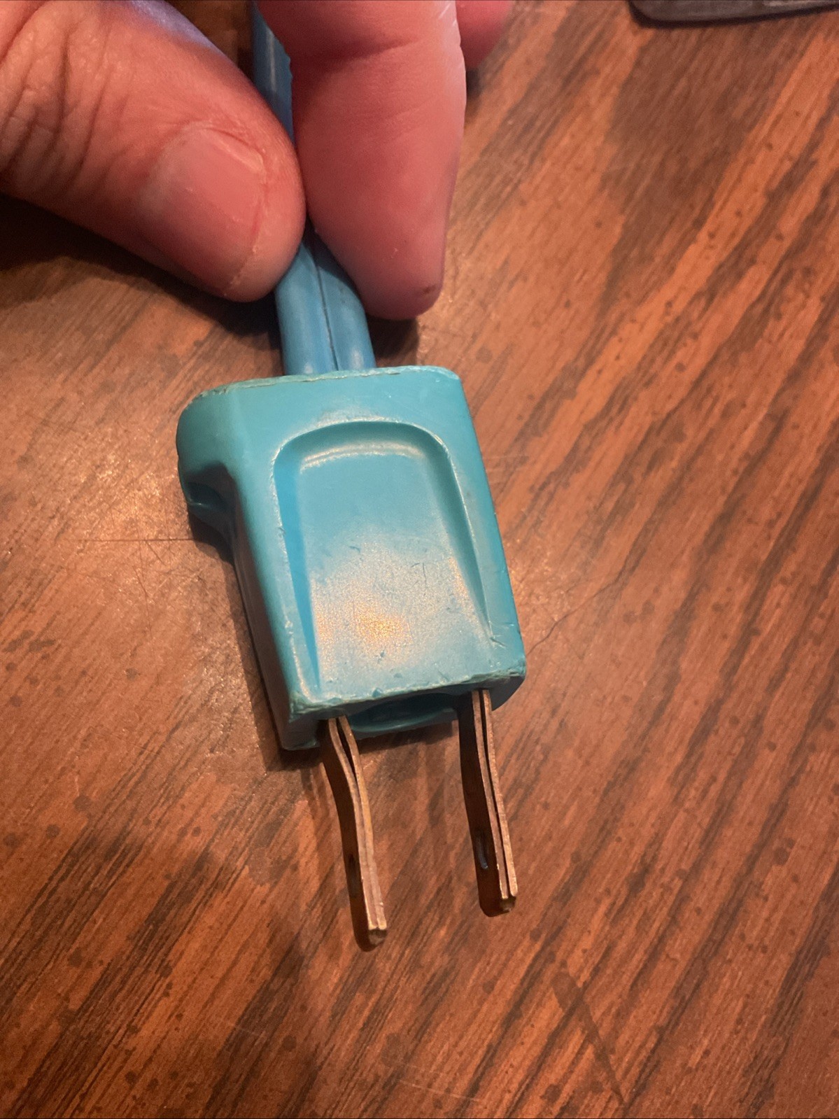 Vintage 1960s GE General Electric Steam & Dry Iron H3F63 Working Made in USA Blu