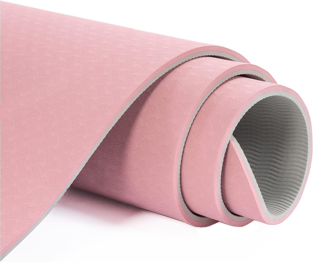 Eco-Friendly Non-Slip 1/4 Thick Anti-Tear Yoga Mat for Pilates & Fitness