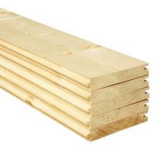 T&G Tongue & Groove Timber Floorboards - 21 x 137 x 1800mm - Pack of 10