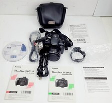 Canon PowerShot SX20 IS 12,1 megapixel fotocamera digitale con scatola originale, documenti ecc.