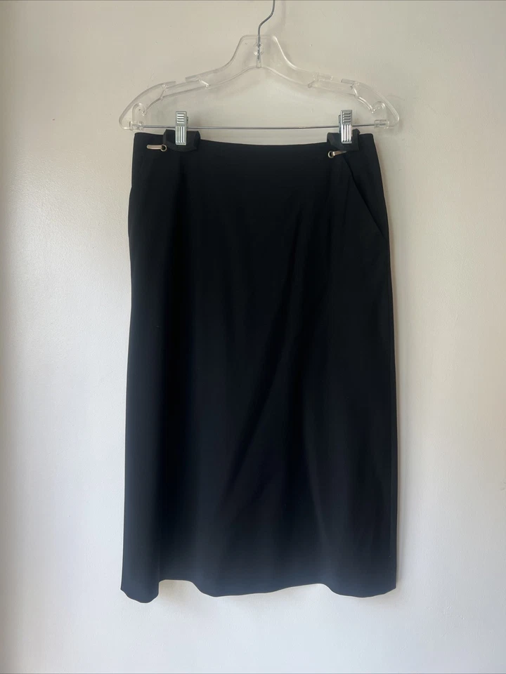 Falda de lana vintage Callaghan hecha en Italia con bolsillos premium vintage