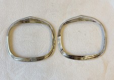 1939 Plymouth Headlight Bezels Pair Lh Rh 2dr 4dr Roadking Coupe Sedan 39 1939 Plymouth Headlight Bezels Pair Lh Rh 2dr 4dr Roadking Coupe Sedan 39