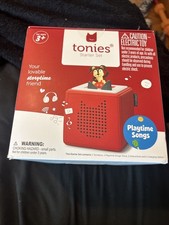 New Box Tonies Toniebox Audio Player Starter Set Red Children  s Songs Playtime