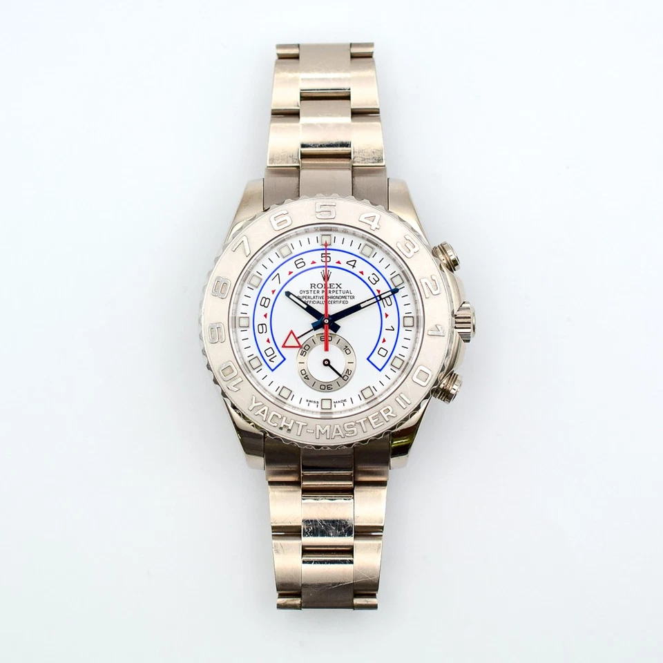 2016 Rolex Yacht-Master II, 116689, White Gold & Platinum, White Dial, Oyster... - Image 2 of 4