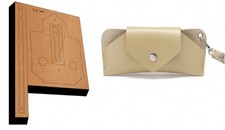 Die Cut Embossing Template, Eyeglass Holder Leather Cutting Die Punch Tool