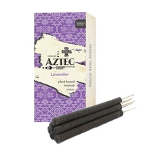 AZTEC Lavender 6pc Hand Rolled Resin Incense Sticks Long Lasting