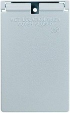 Weatherproof 1 Gang Outdoor Electrical Outlet Cover - Decorator Style