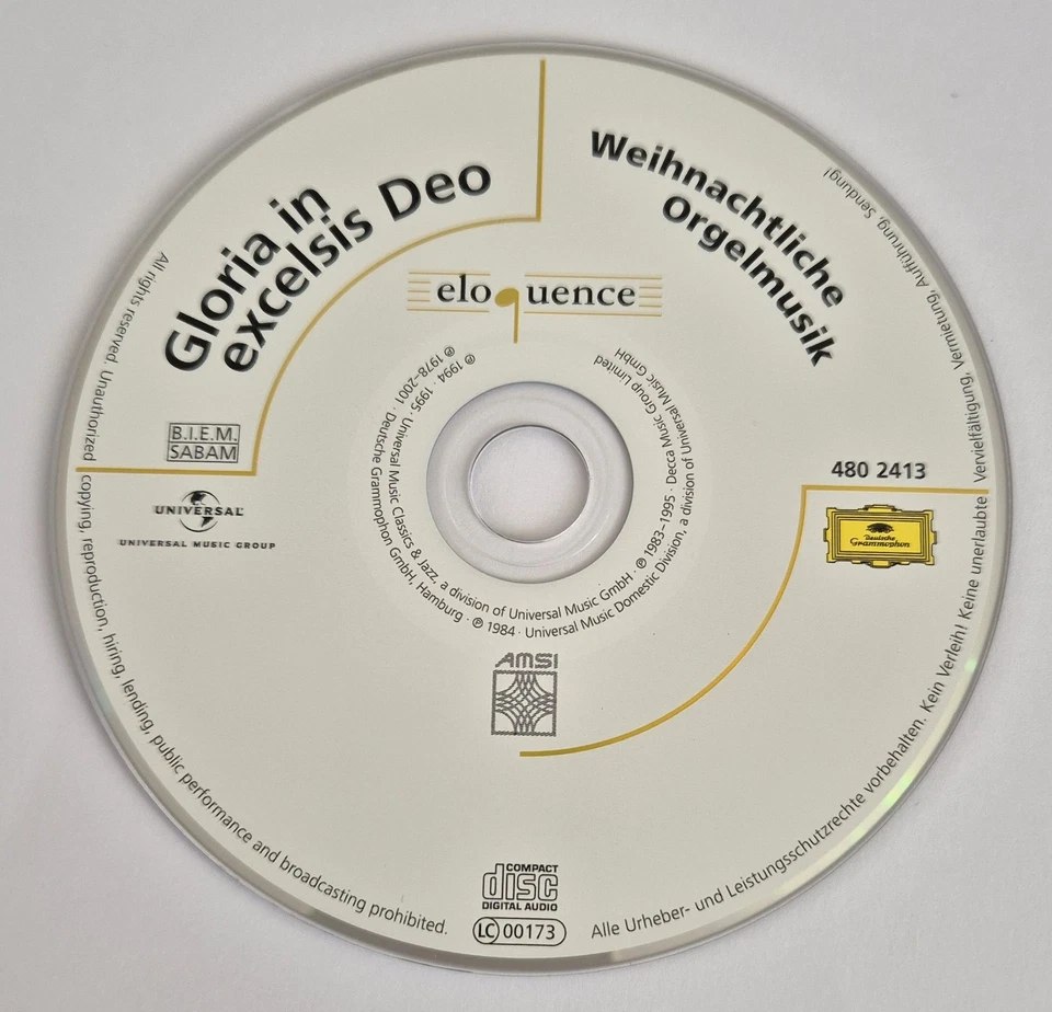 CD Audio: Gloria in excelsis Deo – Weihnachtliche Orgelmusik - Bild 3 von 3