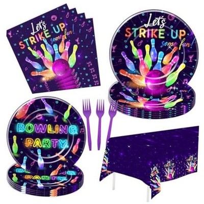 Bowling Party Decorations Dinnerware, Strike Up Some Fun Bowling Ball Birthday
