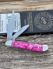CASE XX * 2026 SMOOTH PINK CRACKLE BLACK CASE SHIELD PEANUT KNIFE KNIVES — photo 5