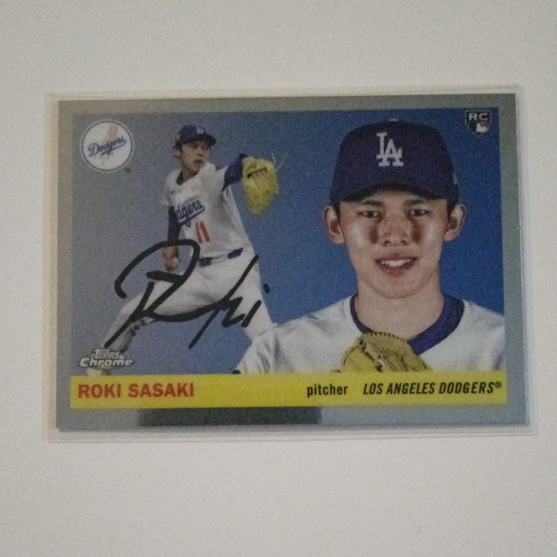 2025 Topps Chrome Platinum Roki Sasaki Dodgers RC #239