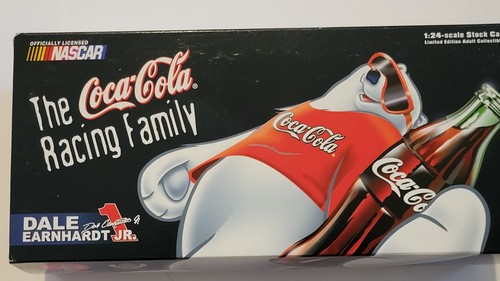 Dale Earnhardt Jr Coke Polar Bear Action 1/24 1998 Coca Cola NASCAR Car - Picture 2 of 7