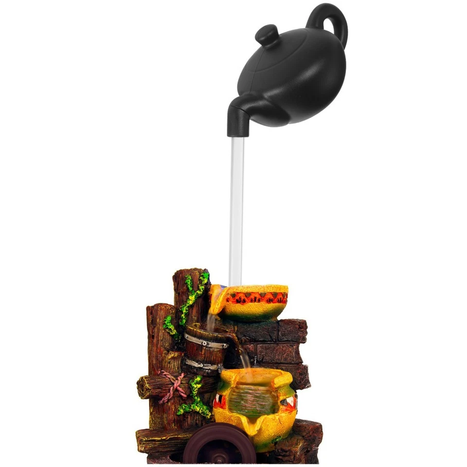  3 Sätze fließend Wasser unsichtbar schwebendem Teekannendekor Desktop